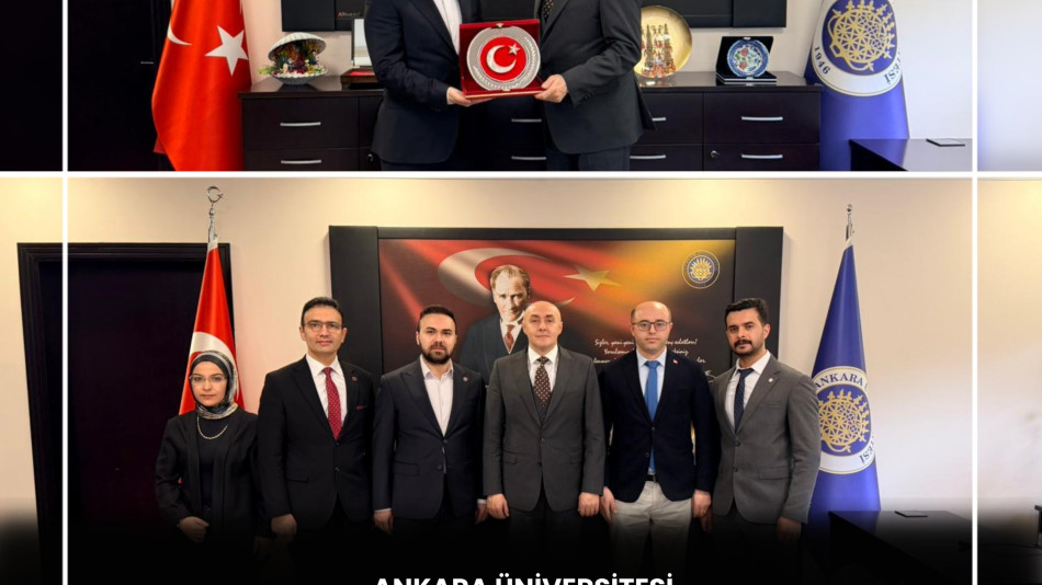 ANKARA ÜNİVERSİTESİ GENEL SEKRETERİ DOÇ. DR. HAKAN KAÇAK'A ZİYARETTE BULUNDUK